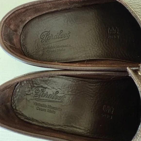 EUC Paraboot Brown Leather Loafer